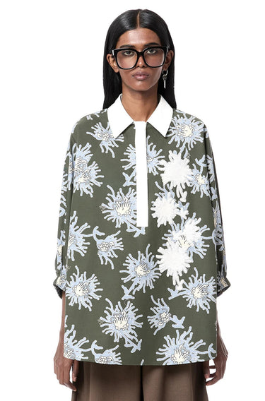 Luminous Polo Batwing Shirt-Tops-Dhruv Kapoor-Debs Boutique